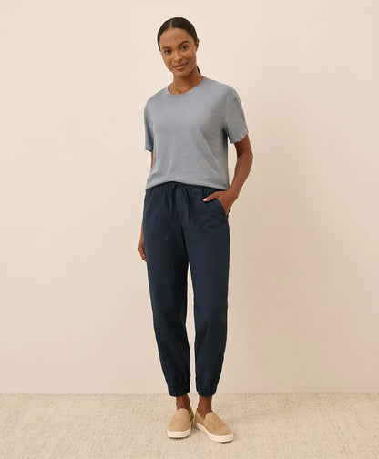 clearance stretch poplin jogger