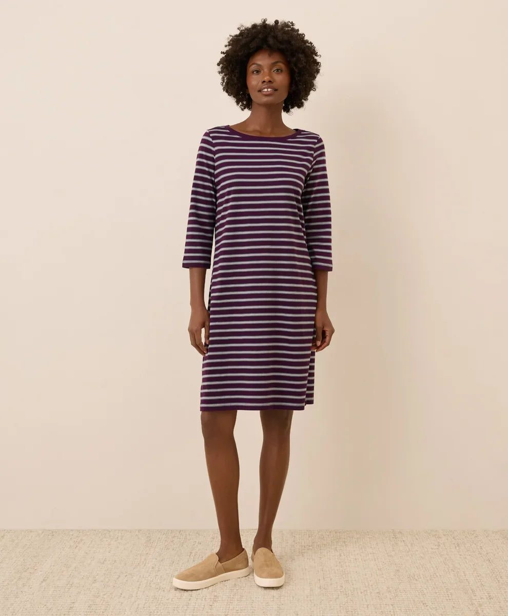 clearance softspun boat neck dress