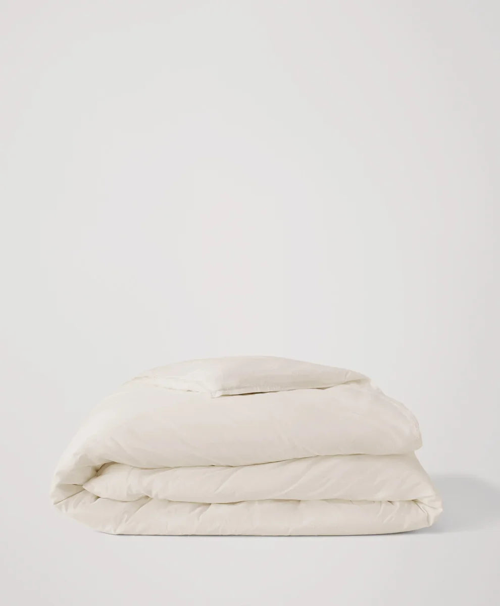 organic room service sateen duvet cover