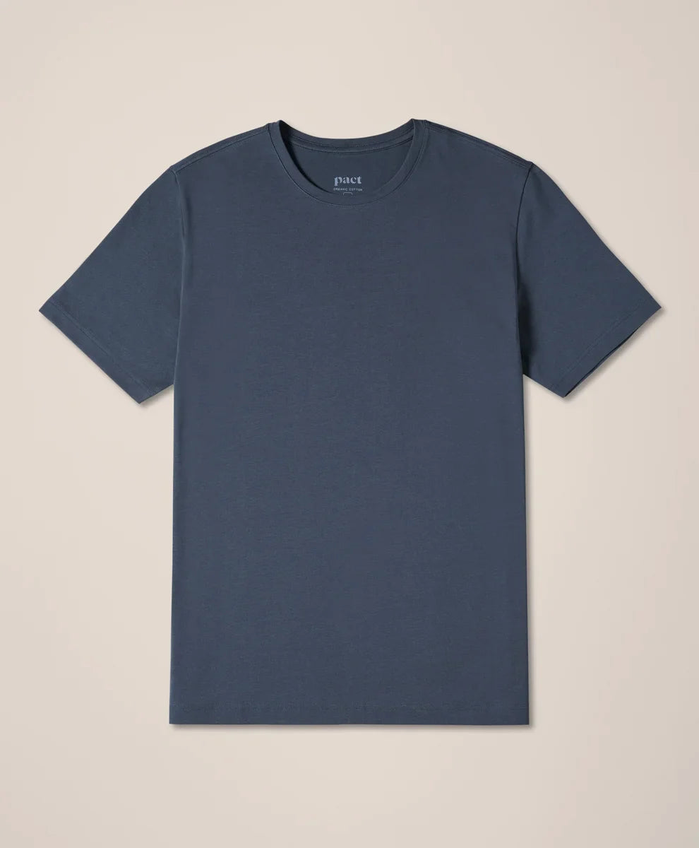 luxe essential classic fit crewneck tee
