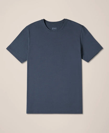 luxe essential classic fit crewneck tee