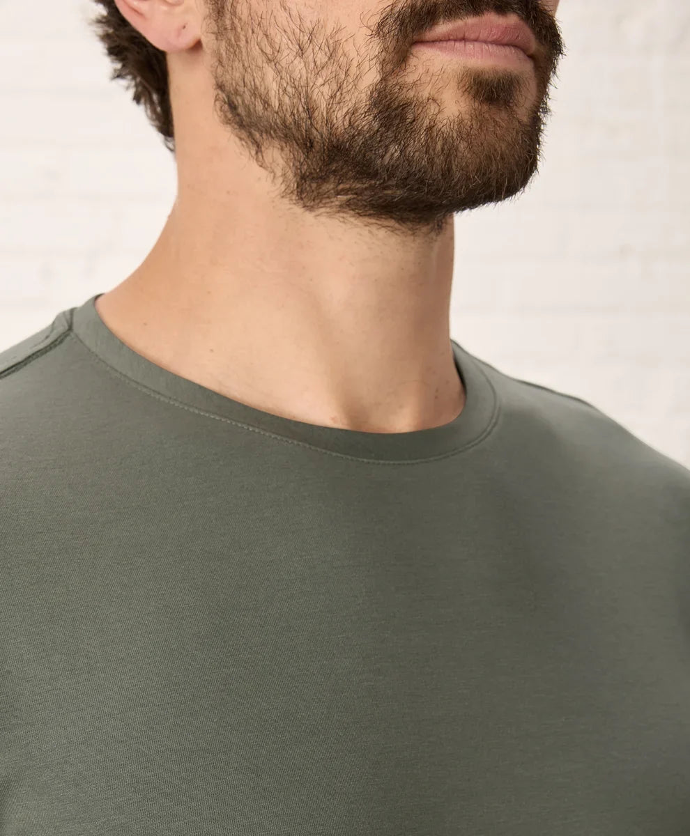 luxe essential slim long sleeve tee