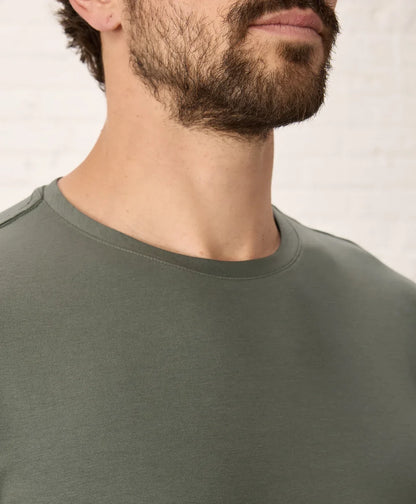 luxe essential slim long sleeve tee