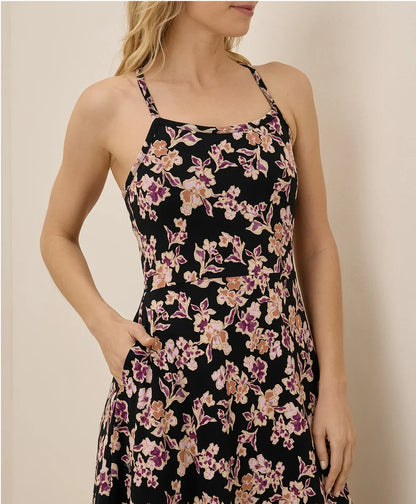 clearance fit & flare midi dress