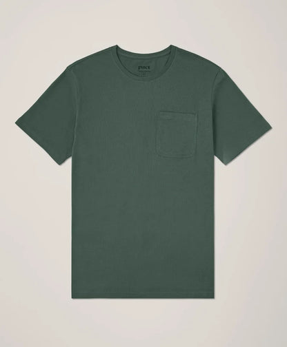 softspun essential pocket crew tee