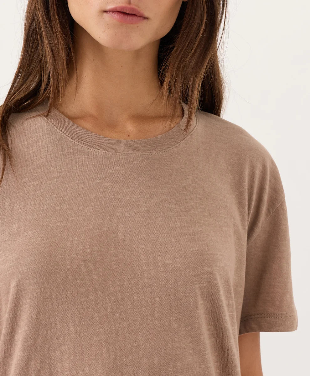 clearance featherweight slub relaxed crewneck tee