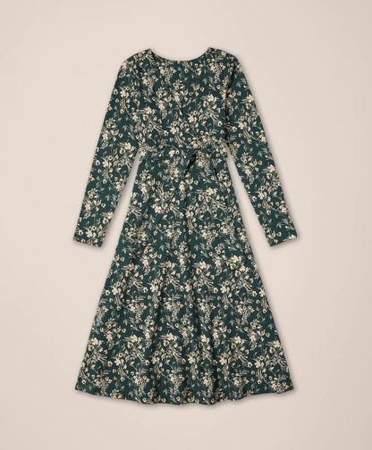 clearance fit & flare wrap dress