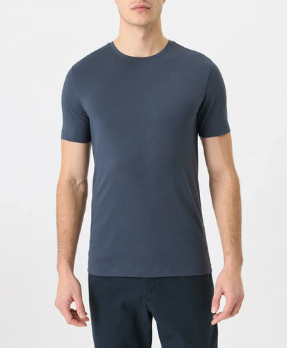 luxe essential slim fit crewneck tee