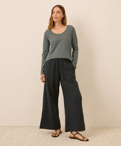 clearance softspun long sleeve scoop neck tee