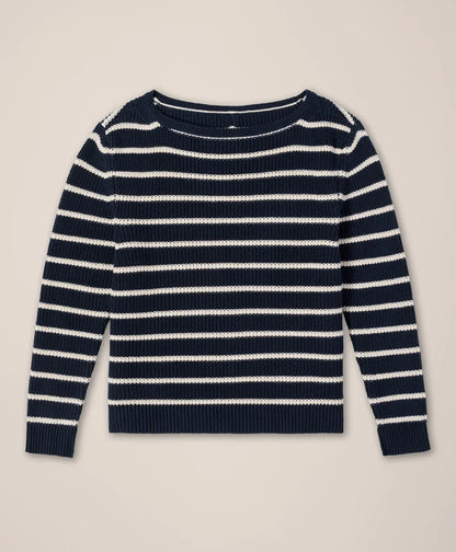 clearance luxe knit boatneck sweater