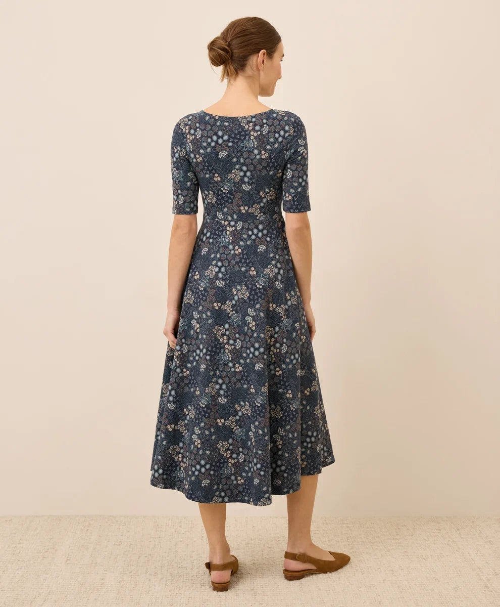 clearance fit & flare signature scoop dress