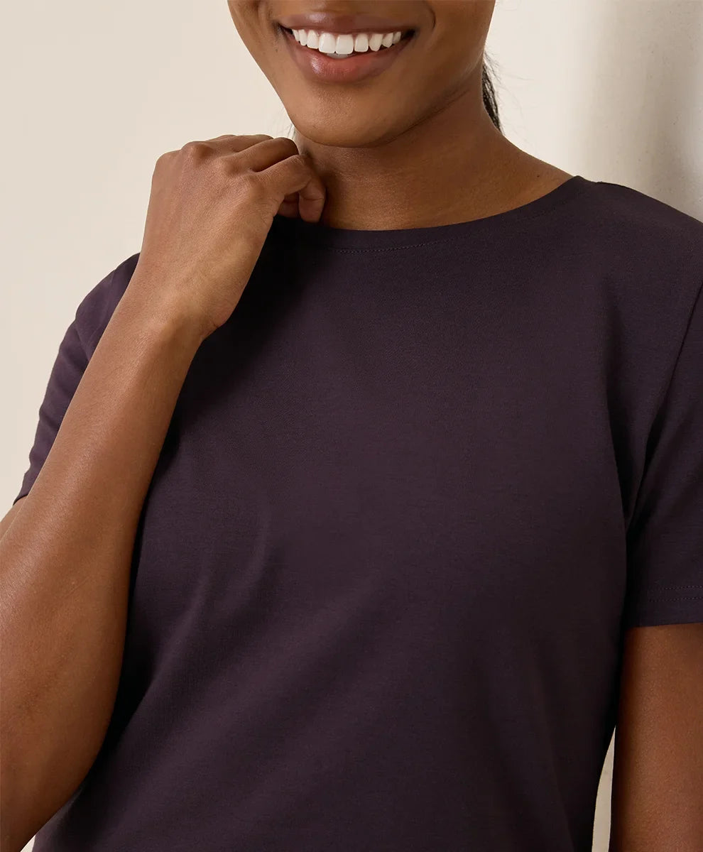clearance luxe stretch jersey slim tee