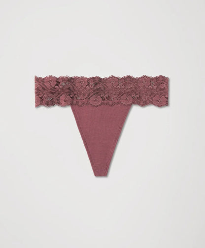 clearance lace waist thong