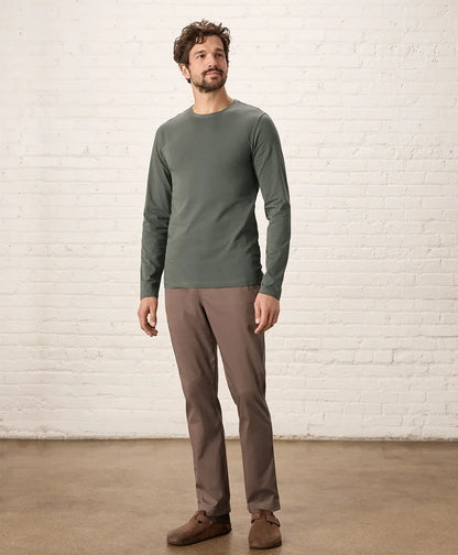 luxe essential slim long sleeve tee