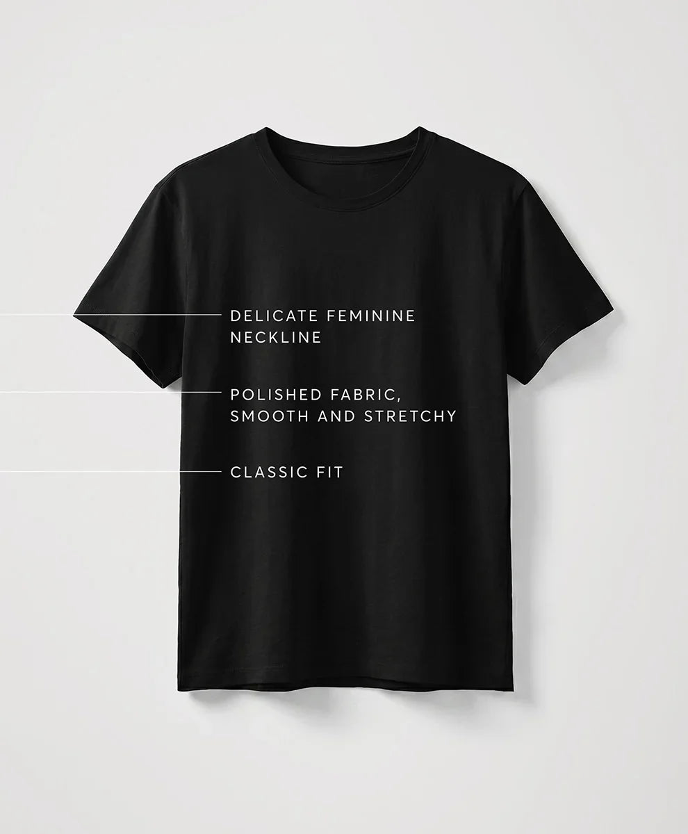 luxe essential crewneck tee