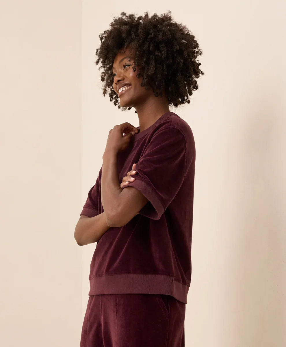 clearance pure velour sweatshirt tee