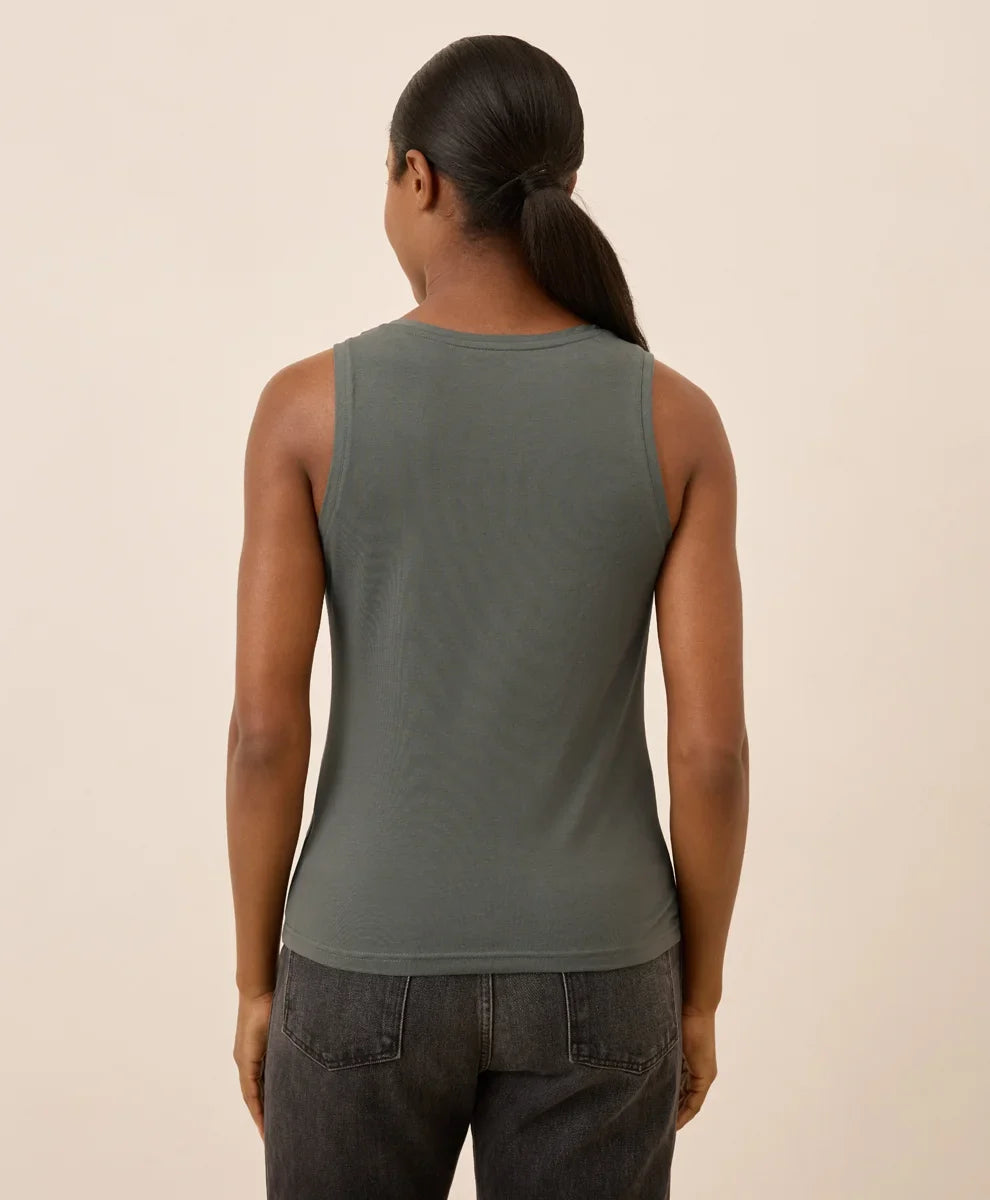 clearance luxe stretch jersey tank