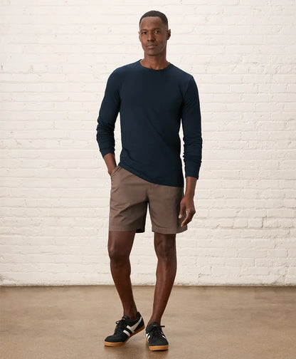 luxe essential slim long sleeve tee