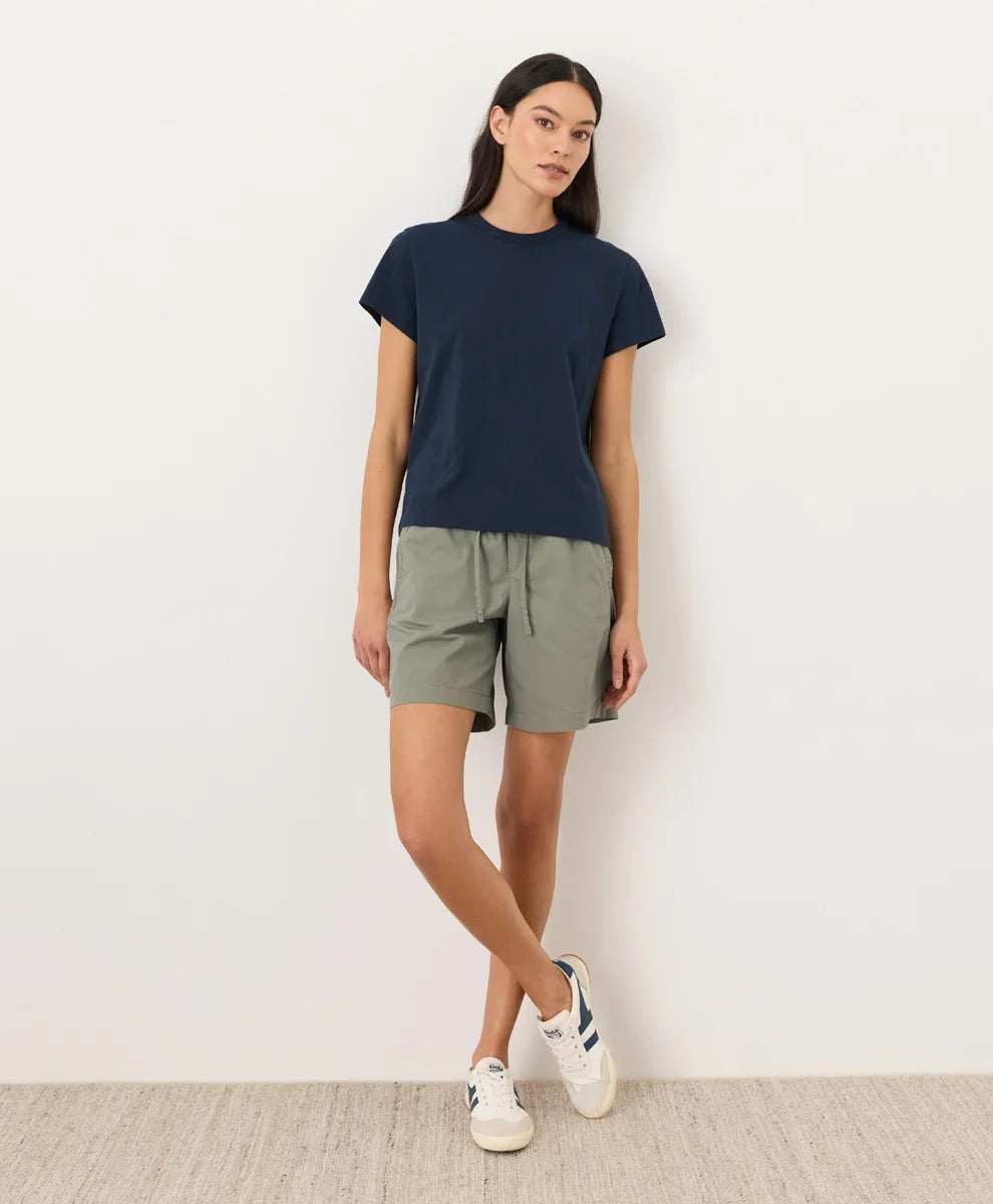 soft-slub essential crewneck tee