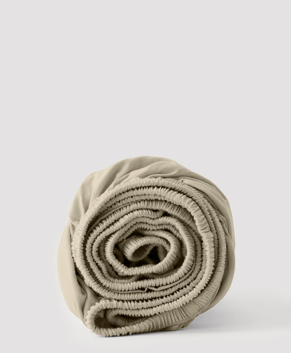 organic room service sateen fitted sheet