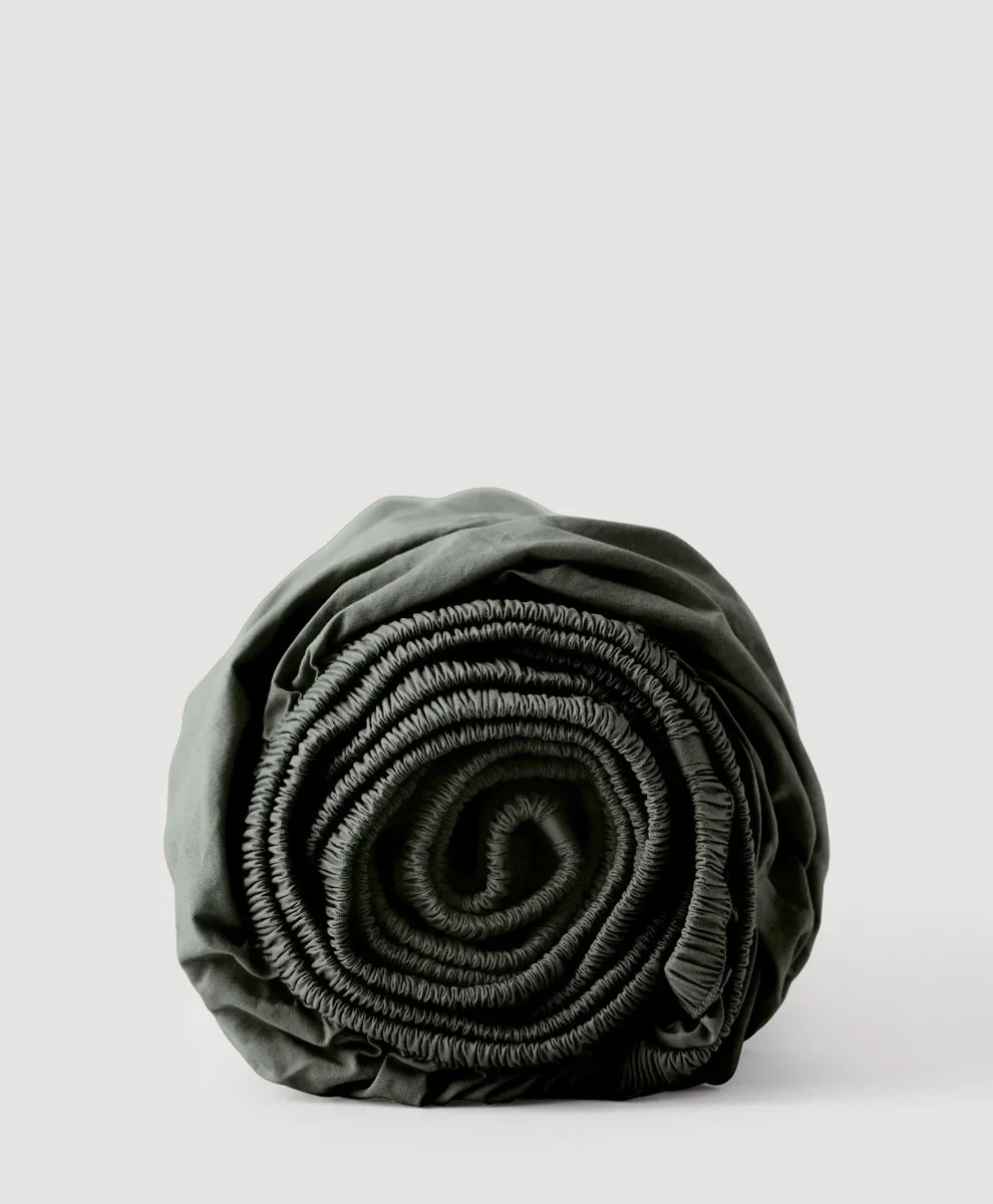 organic cool-air percale fitted sheet