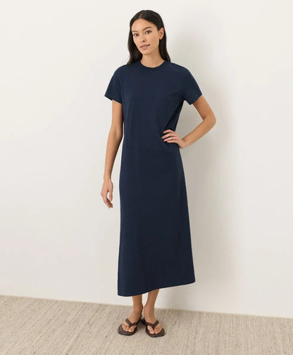 clearance soft-slub essential easy tee maxi dress