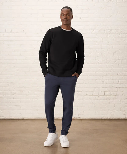 brushed fleece crew sweatshirt