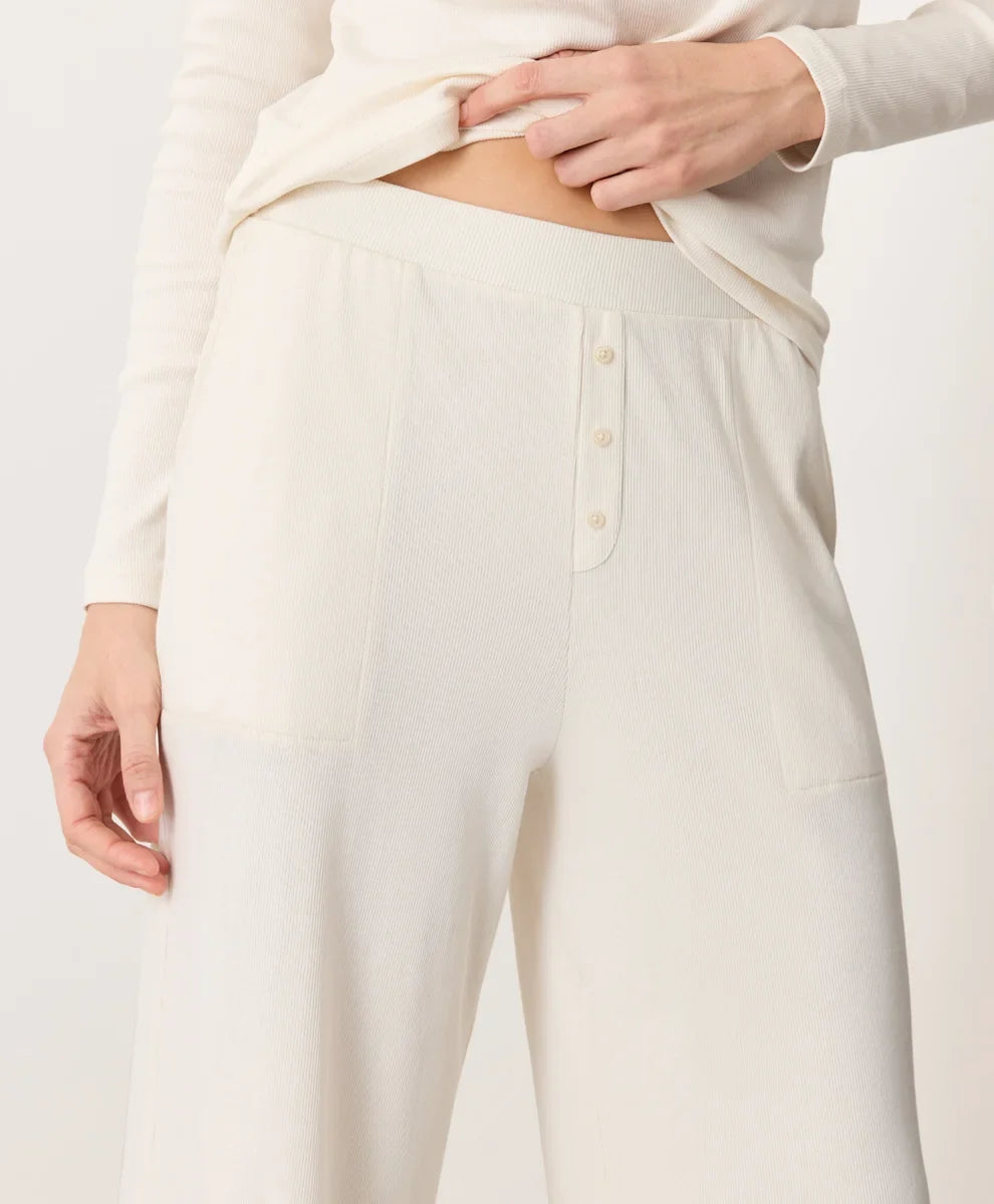 clearance dream rib wide leg lounge pant