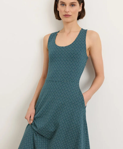 clearance fit & flare open back maxi dress