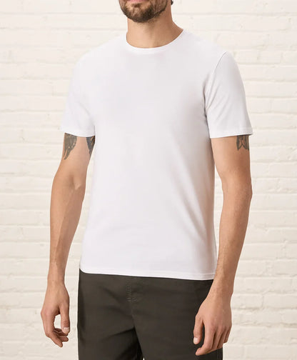 luxe essential slim fit crewneck tee
