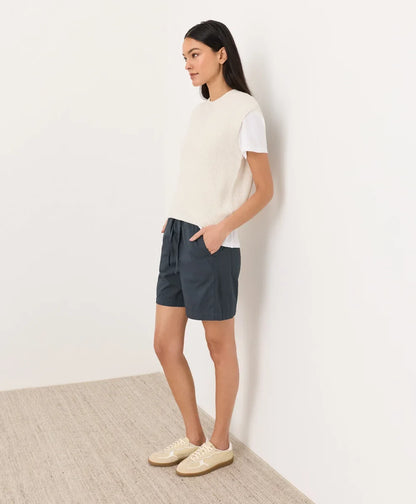 clearance stretch poplin short