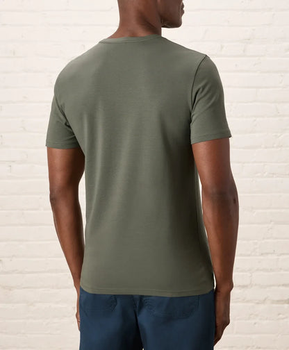 luxe essential slim fit crewneck tee
