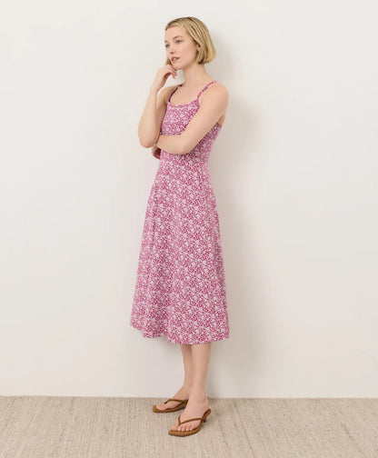 clearance fit & flare midi dress