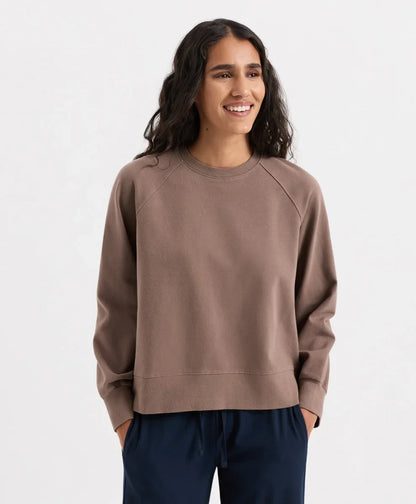 cloudknit raglan crew