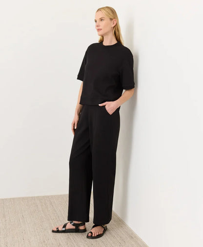 clearance airplane pintuck wide leg pant