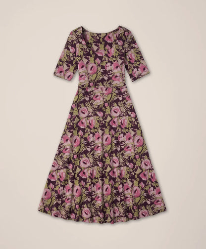 clearance fit & flare signature scoop dress