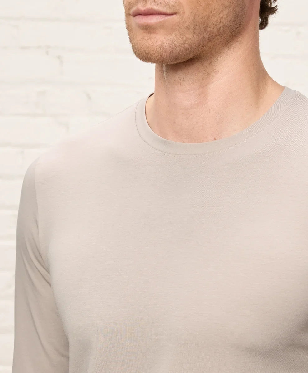 luxe essential slim long sleeve tee