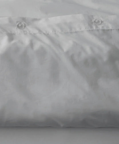 organic cool-air percale duvet cover