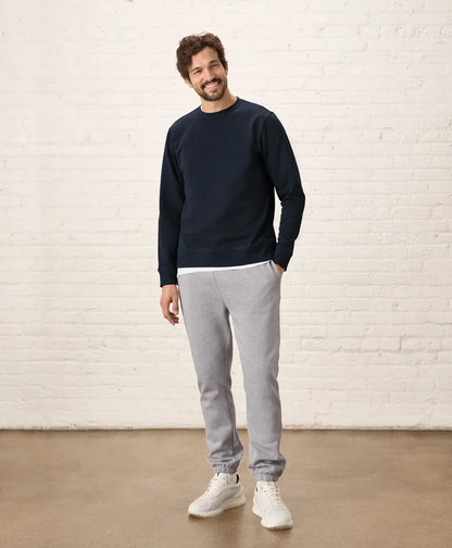 brushed fleece crew sweatshirt