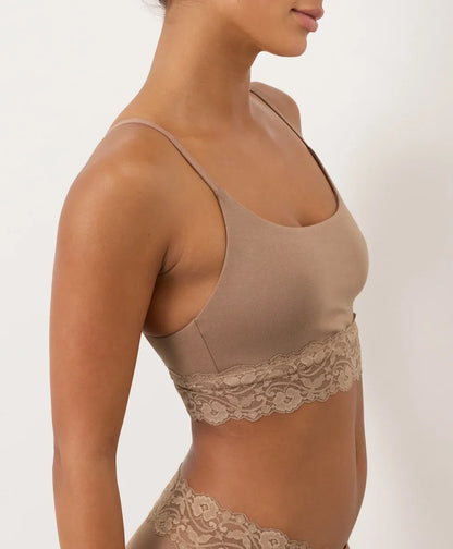 lace modern scoop bralette