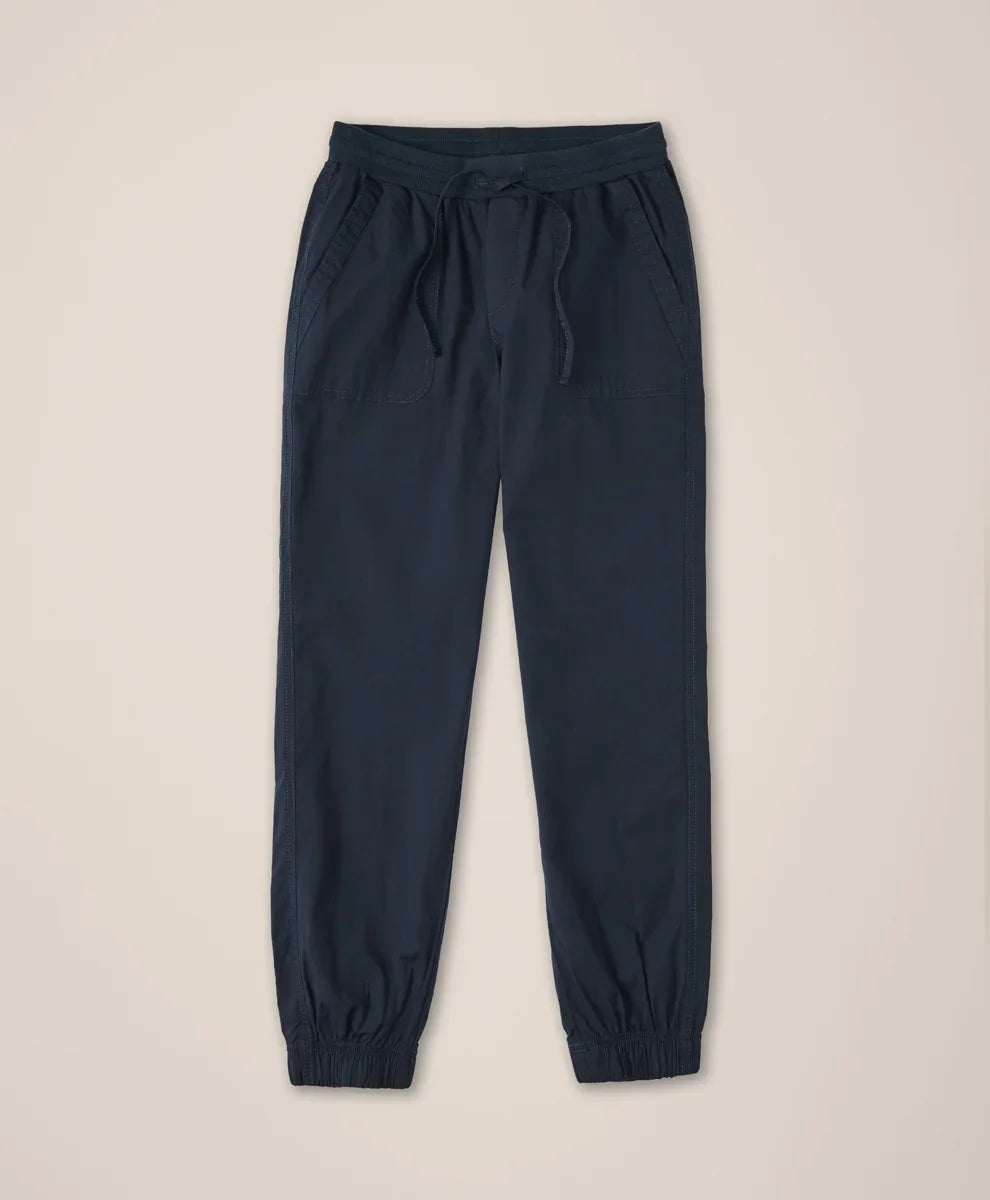 clearance stretch poplin jogger