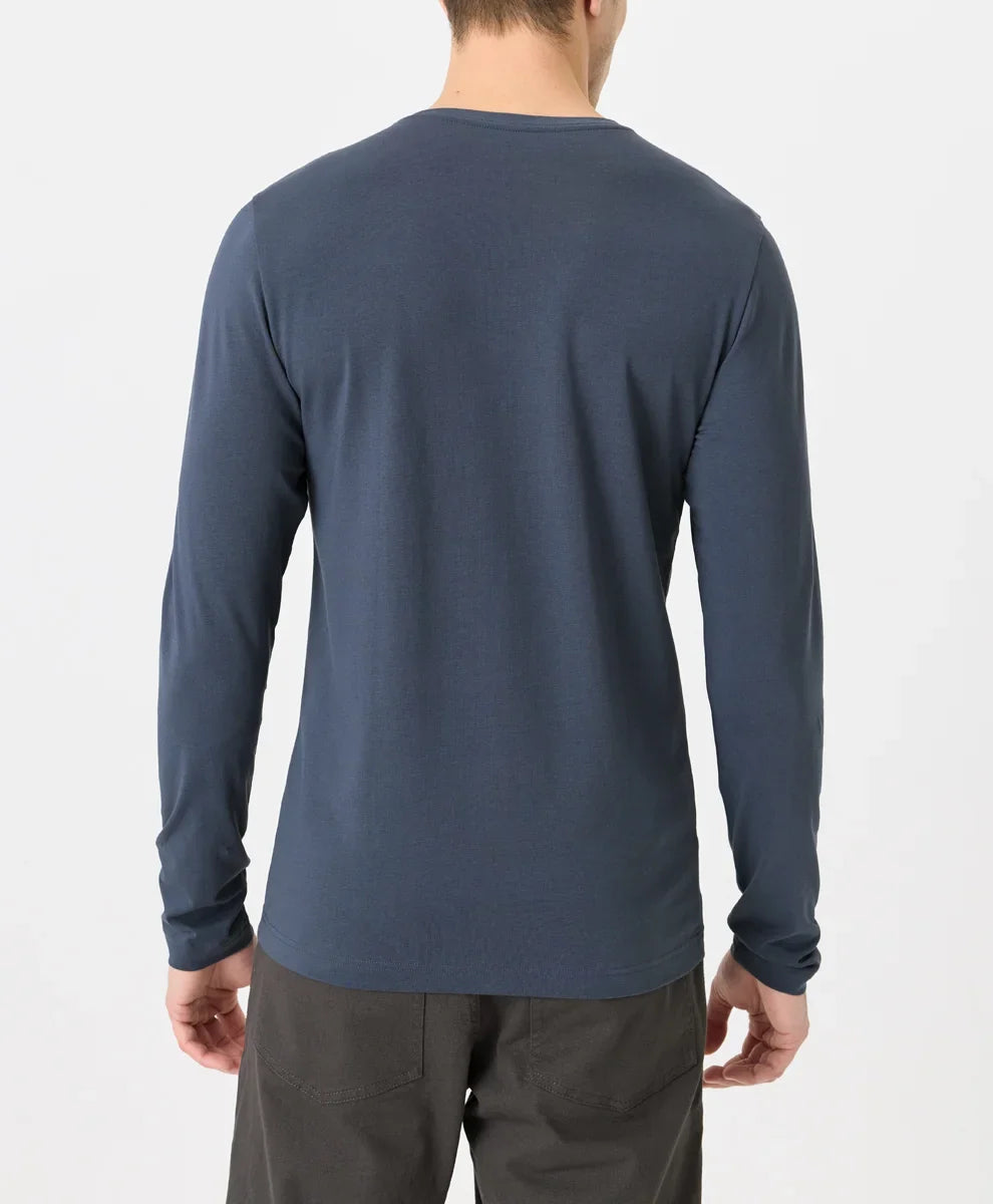 luxe essential slim long sleeve tee