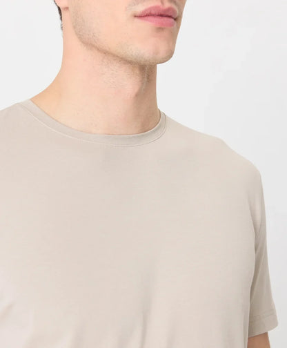 luxe essential classic fit crewneck tee