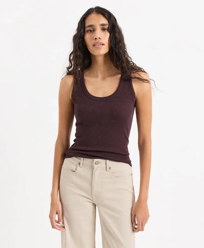 perfect rib scoop neck tank