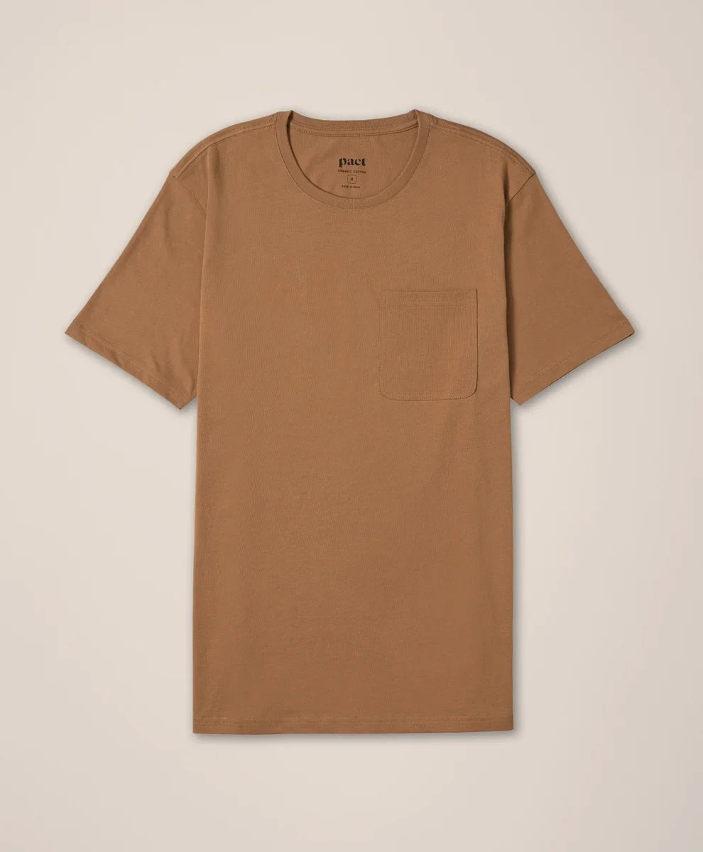 softspun essential pocket crew tee
