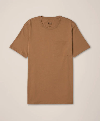 softspun essential pocket crew tee