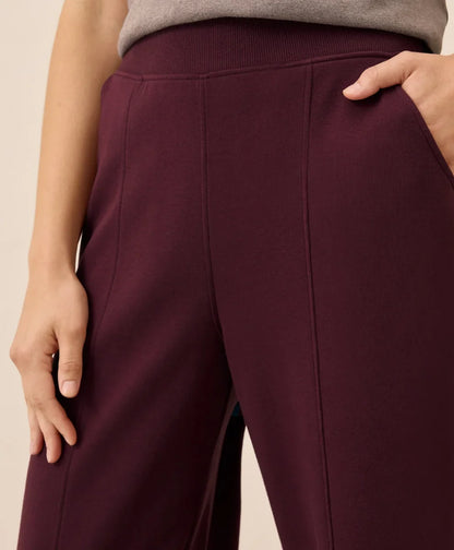 clearance airplane pintuck wide leg pant