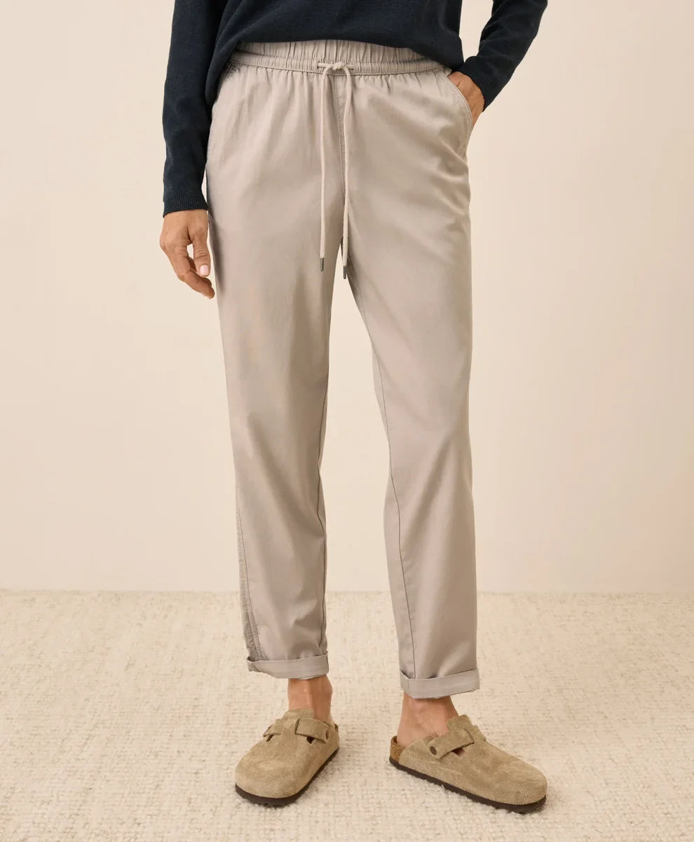 clearance daily twill ultra-high rise tapered pant