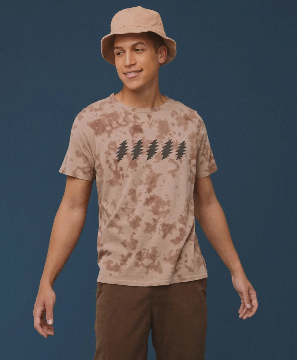 grateful dead x pact graphic tee