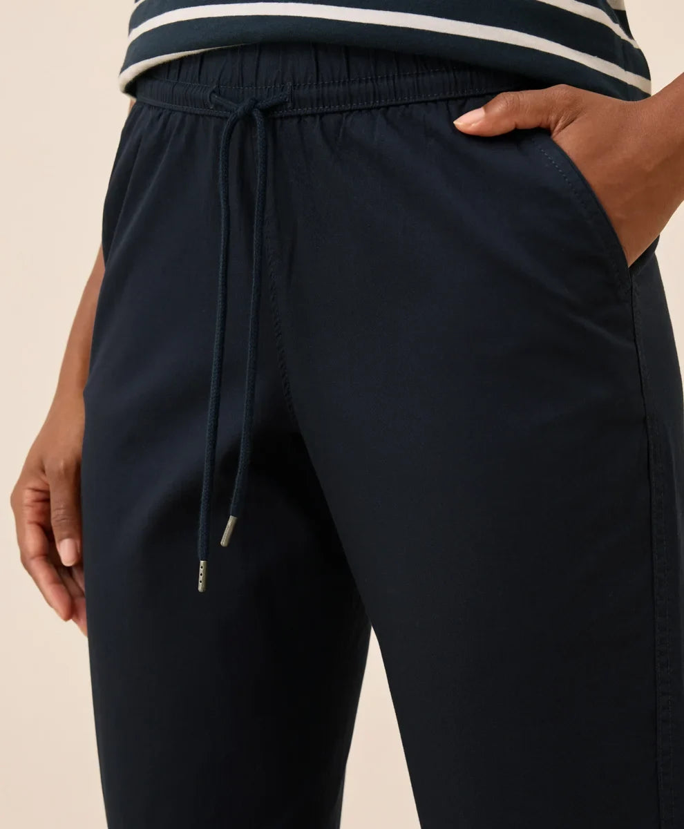 clearance daily twill ultra-high rise tapered pant